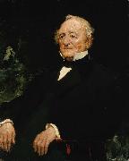 William Holman Hunt Charles Sumner portrait William Morris Hunt USA oil painting artist